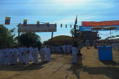 Tây Ninh: Lễ an vị Thánh tượng Thiên Nhãn Thánh Thất Long Chữ