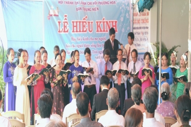 Quảng Nam: Ngày lễ hiếu kính cha mẹ tại HT Phương Hòa