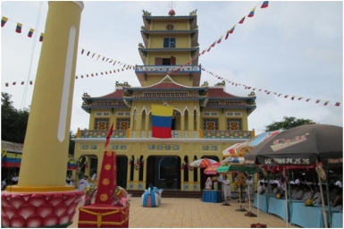 Tây Ninh: Lễ khánh thành ĐT Phật Mẫu Họ đạo Tân Thành