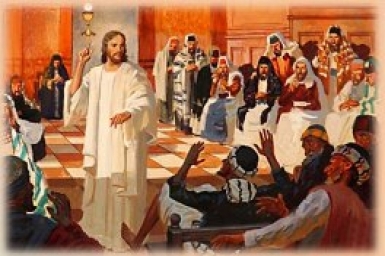 Chúa Giêsu giảng dạy trong hội đường: TM Chúa Nhật III TN bằng hình ảnh
