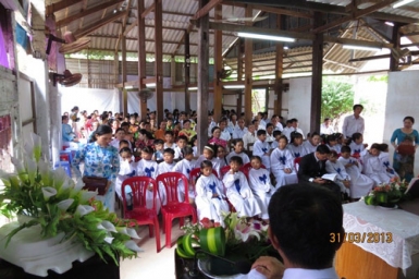 Tiền Giang: Truyền giảng Tin Lành tại HT. Tân Phú, thuộc vùng sâu