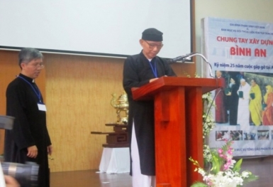 Chia sẻ của đại diện Minh Lý Đạo tại cuộc Hội ngộ “Chung tay xây dựng bình an”