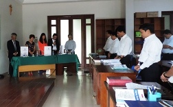Gặp gỡ đạo hữu Baha'i tại Đại chủng viện Hà Nội