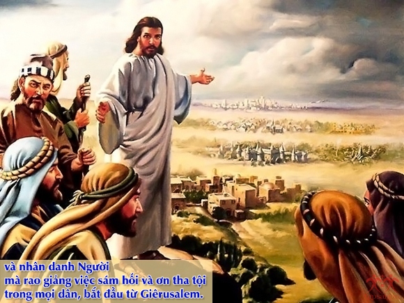 Chúa lên trời: Tin Mừng CN VII Phục Sinh bằng hình ảnh