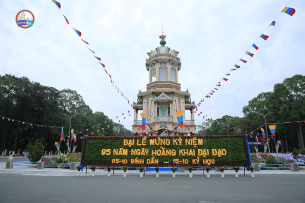 Đại lễ kỷ niệm 95 năm Ngày Hoằng khai Đại Đạo Tam Kỳ Phổ Độ tại Tòa thánh Tây Ninh