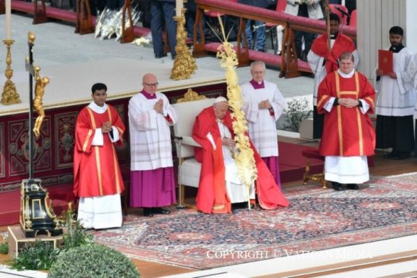 Đức Giáo hoàng Phanxicô không giảng lễ Chúa nhật Lễ Lá 2024