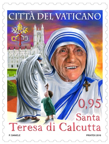 Vatican chuẩn bị phát hành tem Mẹ Têrêsa Calcutta