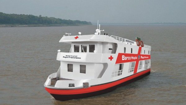 ĐGH viết thư chúc mừng tàu bệnh viện “ĐGH Phanxicô” đã đến Belem của Brazil