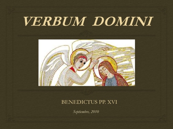 Từ Hiến chế Dei Verbum đến Tông huấn Verbum Domini