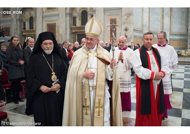 Đức Giáo hoàng bế mạc tuần cầu nguyện Hiệp Nhất Kitô