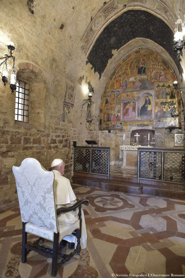 Đức Giáo hoàng Phanxicô hành hương Assisi