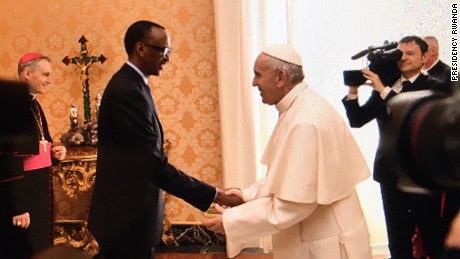 Đức Giáo hoàng Phanxicô tiếp kiến Tổng thống Rwanda
