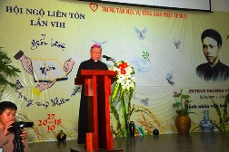 Hội ngộ liên tôn 2018: Lời khai mạc của Đức Giám mục phụ trách ĐTLT