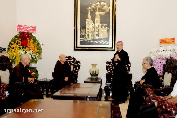 Ban Trị sự Giáo hội Phật giáo Việt Nam chúc mừng Giáng sinh năm 2022