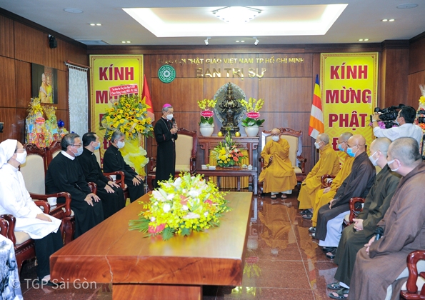 Tổng Giáo phận Sài Gòn: Chúc mừng Vesak 2021, Phật lịch 2565