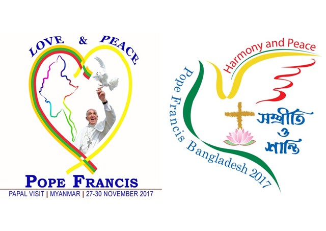 Toà thánh công bố logo chính thức chuyến tông du của ĐGH Phanxicô đến Myanmar và Bangladesh