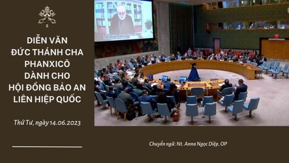 Diễn văn ĐGH Phanxicô dành cho Hội đồng Bảo an Liên hiệp quốc ngày 14.06.2023