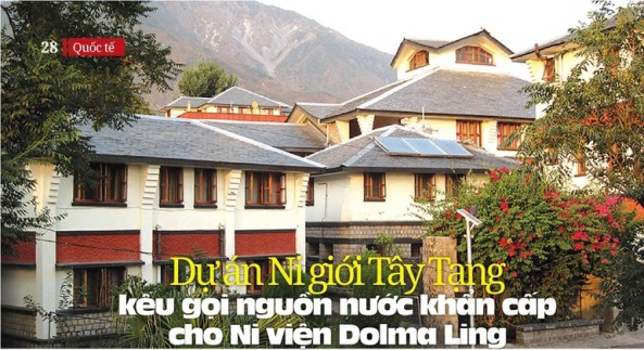 Dự án Ni giới Tây Tạng kêu gọi nguồn nước khẩn cấp cho Ni viện Dolma Ling