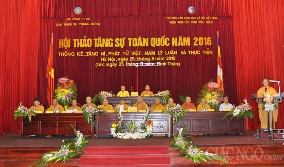 Hà Nội: Khai mạc hội thảo Tăng sự toàn quốc 2016
