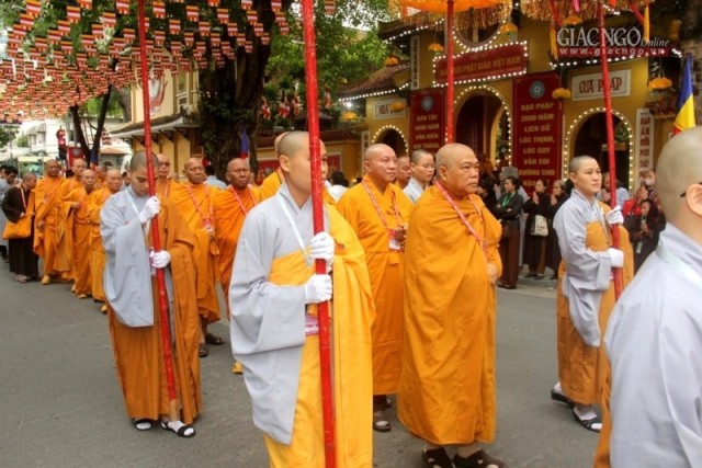 Lễ cầu nguyện trước giờ khai mạc chính thức Đại hội Phật giáo toàn quốc lần thứ VIII