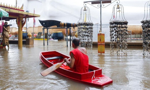 Thái Lan: Nhiều chùa bị thiệt hại nghiêm trọng do lũ lụt