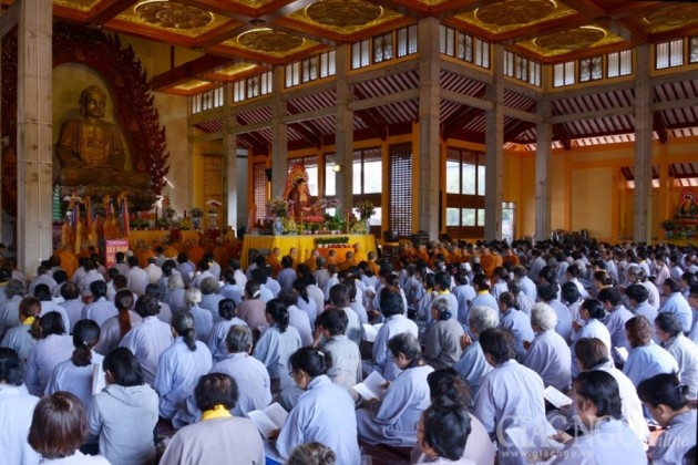 Lễ hoàn đàn Pháp hội Dược Sư tại Việt Nam Quốc Tự