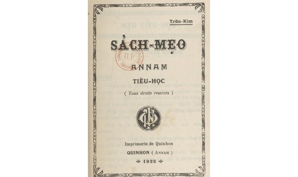 Cuộc thi soạn sách mẹo tiếng Annam (năm 1927)