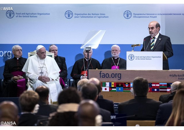 Đức Giáo hoàng viếng thăm tổ chức Lương nông quốc tế (FAO)