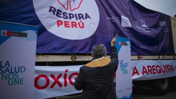 ĐGH gửi sứ điệp cho các nhà tổ chức sáng kiến quyên góp vật tư y tế cho Peru chống đại dịch