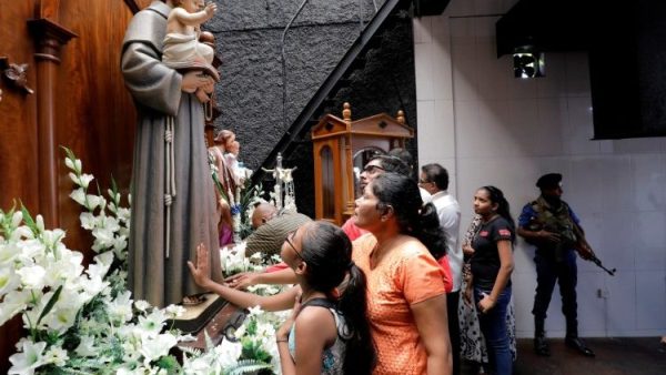 Nhà thờ thánh Antôn ở Sri Lanka được mở cửa trong một ít giờ