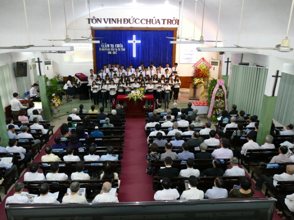 Lễ Cảm tạ Chúa kỷ niệm 56 năm thành lập HTTL Bàn Cờ