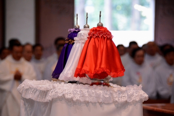 Tổng Giáo phận Sài Gòn: Thánh lễ Truyền Dầu năm 2018
