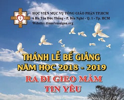 Học viện Mục vụ: Thánh lễ bế giảng NK 2018-2019