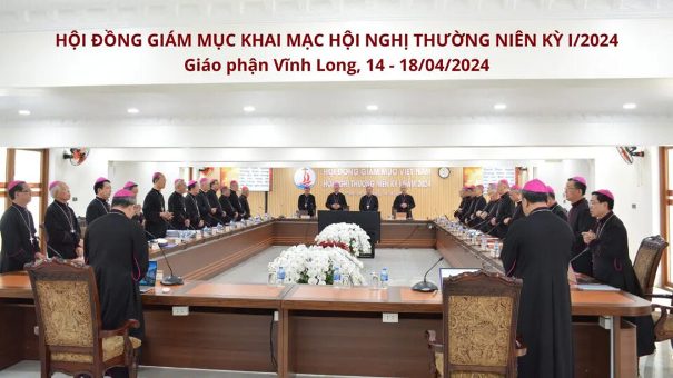 Hoi dong Giam muc khai mac Hoi nghi thuong nien ky I/2024
