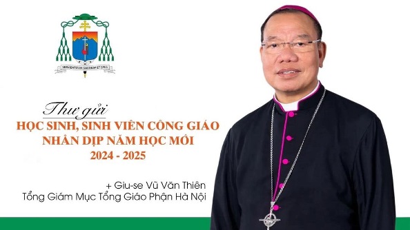 Thư gửi học sinh, sinh viên Công giáo năm học 2024 – 2025