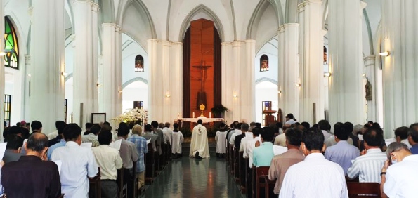 Buổi tĩnh tâm tháng 3/2022 của linh mục đoàn TGP Sài Gòn
