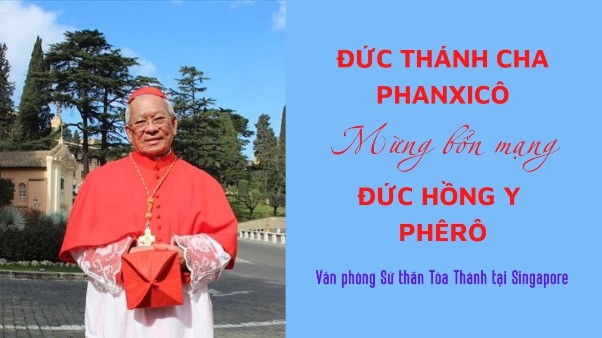 ĐGH Phanxicô mừng bổn mạng Đức Hồng y Phêrô