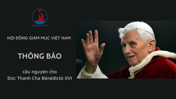 Hội đồng Giám mục Việt Nam thông báo cầu nguyện cho ĐGH Bênêđictô XVI