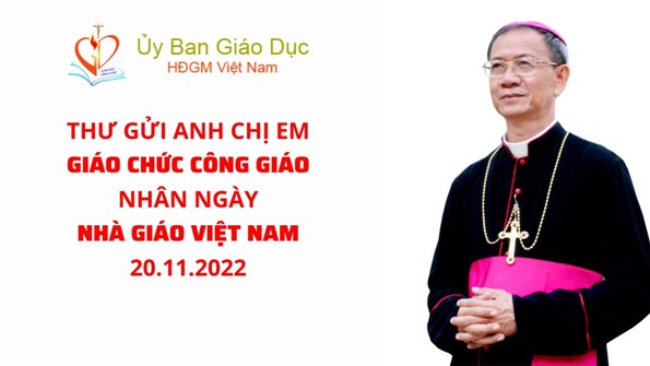 Thư gửi anh chị em giáo chức Công giáo nhân ngày Nhà giáo VN 20.11.2022