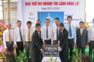 Lễ Khởi Công Xây Dựng Nhà Thờ Hội Nhánh Đông Lợi, TP. Cần Thơ.