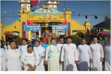 Tây Ninh: Lễ khánh thành Thánh thất Ninh Hòa, xã Ninh Thạnh