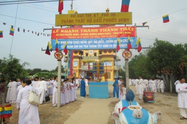 Tây Ninh: Lễ khánh thành Thánh Thất Phước Minh