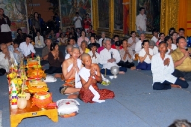 Lễ xuất gia tại chùa Candaransì