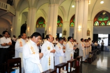 Khóa I Đại Chủng viện Sài Gòn họp mặt kỷ niệm 20 năm Linh mục