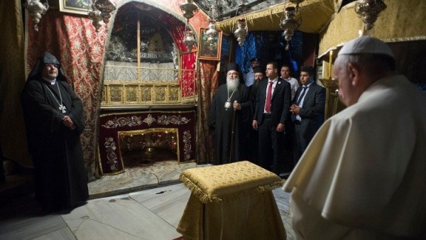 Tổng thống Palestine công bố dự án trùng tu Hang đá Chúa Giáng sinh tại Bêlem