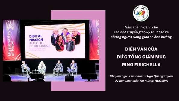 Diễn văn của Đức TGM Rino Fisichella trong dịp Năm Thánh dành cho các nhà truyền giáo kỹ thuật số