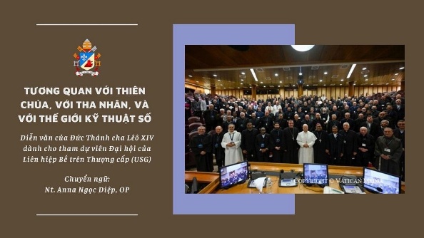 Diễn văn ĐGH Lêô XIV dành cho tham dự viên Đại hội của Liên hiệp Bề trên thượng cấp (USG)