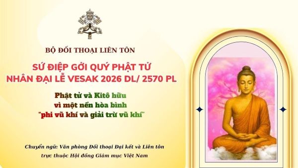 Sứ điệp gởi quý Phật tử nhân dịp Đại lễ Vesak 2026