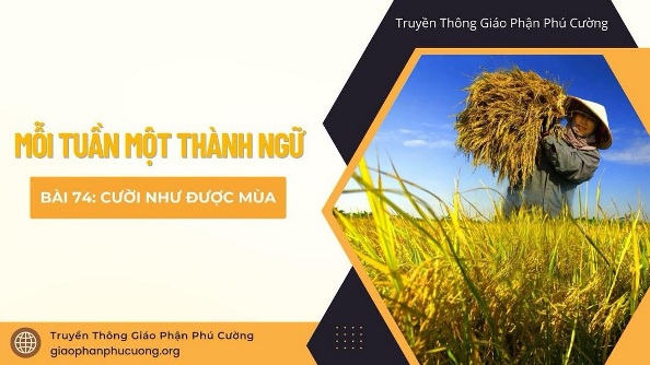 Mỗi tuần một thành ngữ: Cười như được mùa