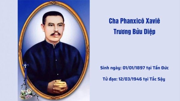 Cha Phanxicô Trương Bửu Diệp sẽ được phong Chân phước vào ngày 02.07.2026
